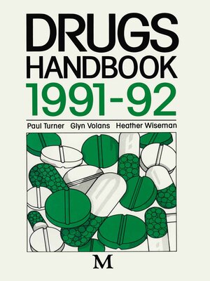 cover image of Drugs Handbook 1991–92